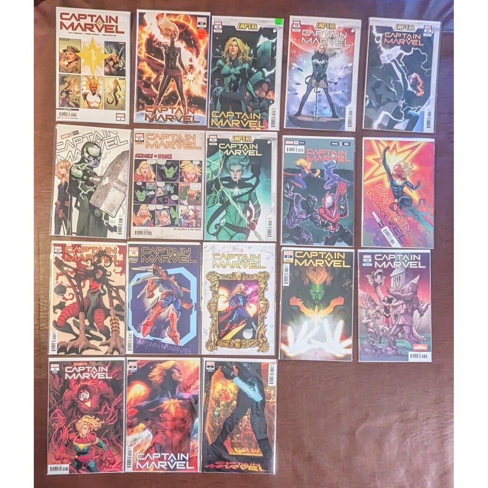 Captain Marvel Variant Lot x18 | NM Range | Marvel | Unread | See‎ Description